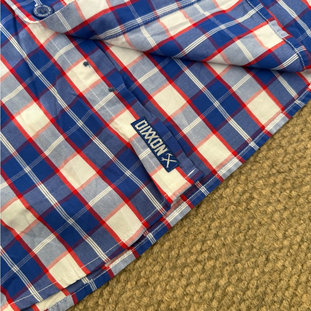 DIXXON Flannel Company Victory Mens Plaid Button Up Shirt Bamboo Blend Size XL - Picture 5 of 8